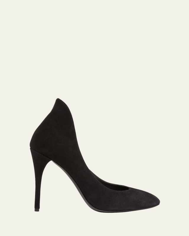 Suede Pumps